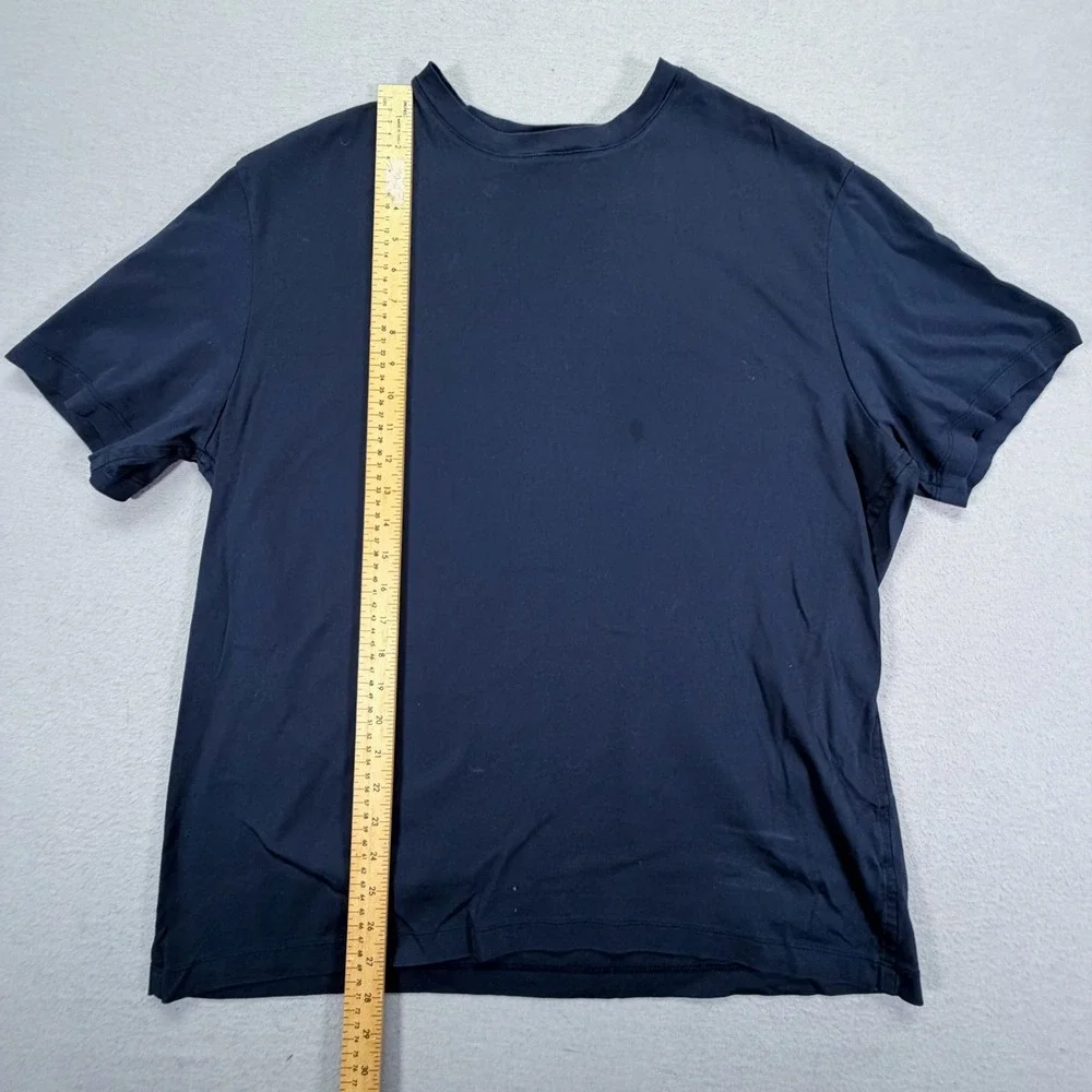 Banana Republic T-Shirt Mens XL Tall‎ Navy Blue Good Luxe Touch Performance Tee